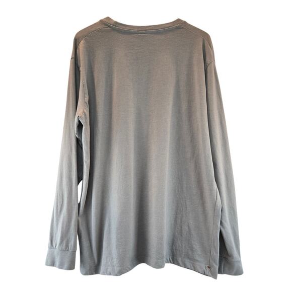 JACHS New York Mens Long Sleeve Lounge Top Gray XXL - Picture 2 of 9